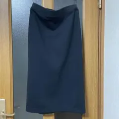 UNIQLO ドライスウェットナローマキシスカート丈短め ブラックL