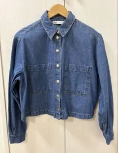 ZARA デニムジャケット ショート丈