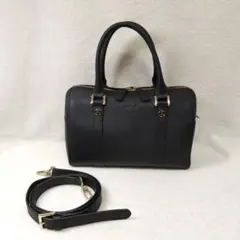 美品 アニエスベー サフィアーノ ショルダーバッグ ミニボストンバッグ