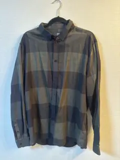 H&M チェック柄 長袖シャツ XL