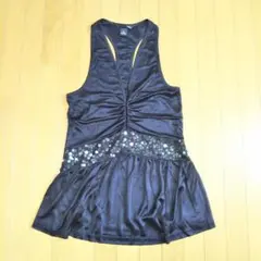 H&M　スパンコール　ブラックトップス　トップス　レディース　エイチアンドエム