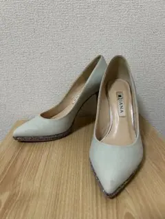 【希少サイズ】DIANA ダイアナ ポインテッドトゥ パンプス 21.5cm