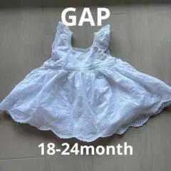 Gap baby ベビー ワンピース ホワイト 刺繍 フリルのサムネイル