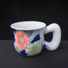 深川製磁 モーニングカップ カメリア マグカップ コーヒーカップ 金彩