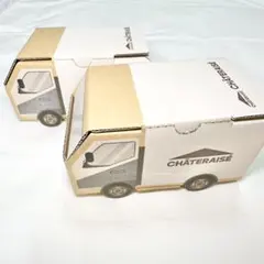 9/末削除 シャトレーゼ トラック型小物入れ 非売品 ノベルティ 2個