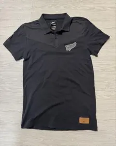 adidas　ALL BLACKS ポロシャツ　ラガーシャツ　コットン100%のサムネイル