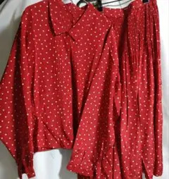 昭和レトロ セットアップ ツーピース Мサイズ