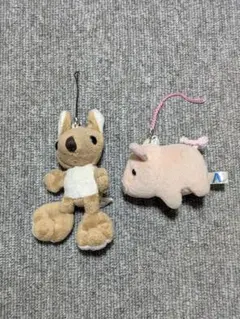 ぬいぐるみ マスコット 2点セット