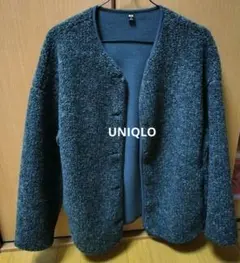 UNIQLO ダークグレー フリースジャケット M