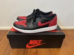 NIKE WOMEN'S AIR JORDAN 1 LOW BRED 29cm
