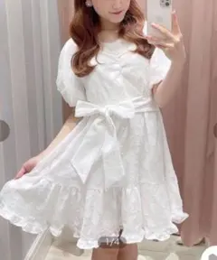 evelyn 2022年 ハートチュニック 量産型ガーリーOP ミニワンピース