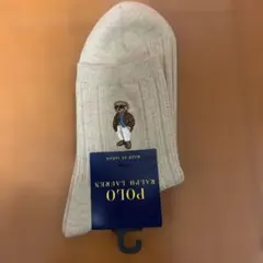 POLO RALPH LAUREN ポロラルフローレン ポロベア刺繍ソックス