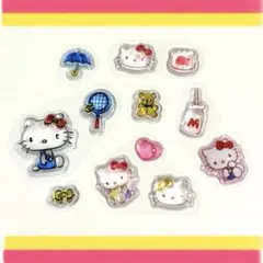 ハローキティ　ドロップシール　スイーツ　ぷっくりシール　おすそ分け⑥