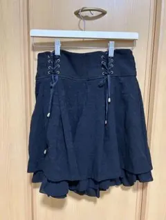 axes femme poetique レースキュロット ブラック
