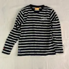 【ガッチャGOTCHA】150cm ボーダータオル地長袖Tシャツ