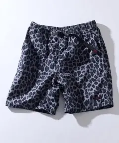 GRAMICCI シェルパッカブル M 黒×グレーレオパード ショートパンツのサムネイル