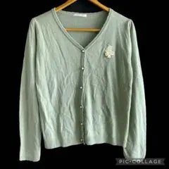 23.アクシーズファム　蝶々刺繍カーディガン