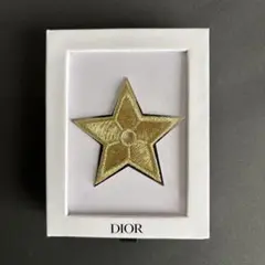 非売品 ディオール dior 刺繍 星 ノベルティ スターピンバッジ ブローチ