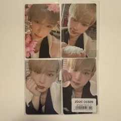 雪明かり &TEAM トレカ ハルア HARUA トレカセット4枚