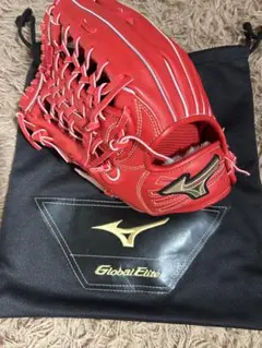 Mizuno Global Elite 赤 グローブ