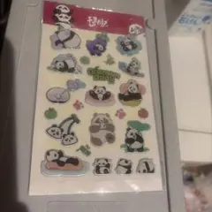 パンダ ステッカー シール