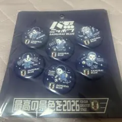 新品未開封！3coins バッジセットサッカー日本代表ver.のサムネイル