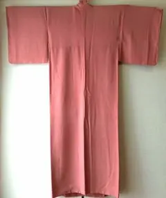 鮫小紋　着物　赤