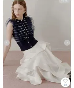 【新品未使用】snidel イレヘムティアードスカート