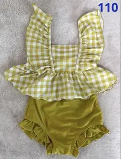 ★DEVILOCK★女の子用フリル付きセパレート水着【110㎝】