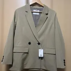 Spick & Span】 テーラードジャケット チェック柄リネンジャケット