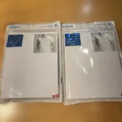 ユニクロ　AIRism XL ホワイト下着 2枚セット