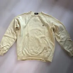 ポロロゴ刺繍 クルーネック トレーナー