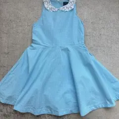 POLO RALPH LAUREN 水色ギンガムワンピース 5