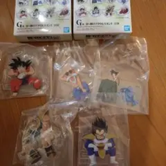 一番くじ　ドラゴンボール　アクリルスタンド５種