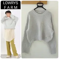 ★LOWRYS FARM◆モヘヤライクニットM