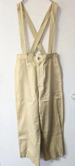 【ZARA】 ザラ サロペット オーバーオール ワイドパンツ サスペンダー付きのサムネイル