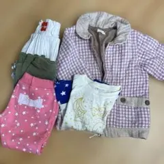 女の子服 秋冬 90 95 アウター付き