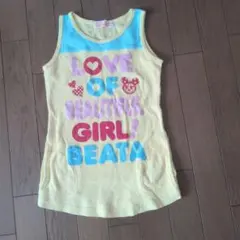 ノースリーブワンピース イエロー BEATA120のサムネイル
