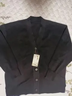 新品　無印良品　 Vネック ワイドカーディガン M