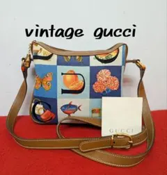 美品 極希少！gucci シモ ショルダーバック オールドグッチ マルチカラー