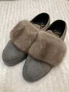 Max Mara ・ミンクファー ・カシミヤシューズのサムネイル
