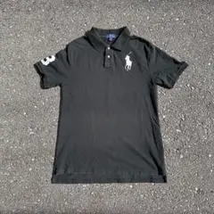 希少 Polo Ralph Laurenビッグポニー ブラック ポロシャツ