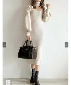 【GRL】 ニットワンピース