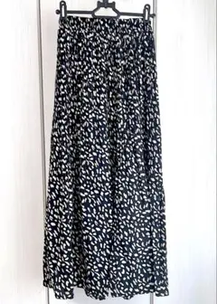 fifthプリーツフレアロングスカート