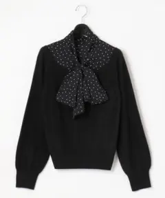 グレースコンチネンタル ボウタイニット　セーター