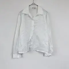 Judy Bond【S相当】ジュディボンド 長袖シャツ ホワイト 無地