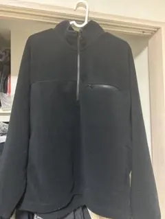 【ユニクロ】フリースオーバーサイズハーフジッププルオーバー Lサイズ