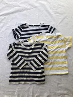 無印　MUJI UNIQLO ユニクロ　カットソー  3枚セット