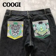 COOGI クージー ビッグサイズ 総刺繍 デニム バギーパンツ/ジーンズのサムネイル