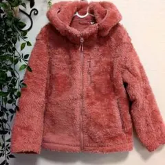 【UNIQLO】 防風フリース フルジップ パーカー